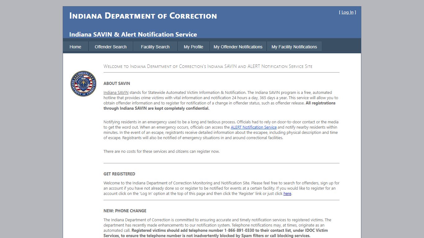 Offender Search - Indiana